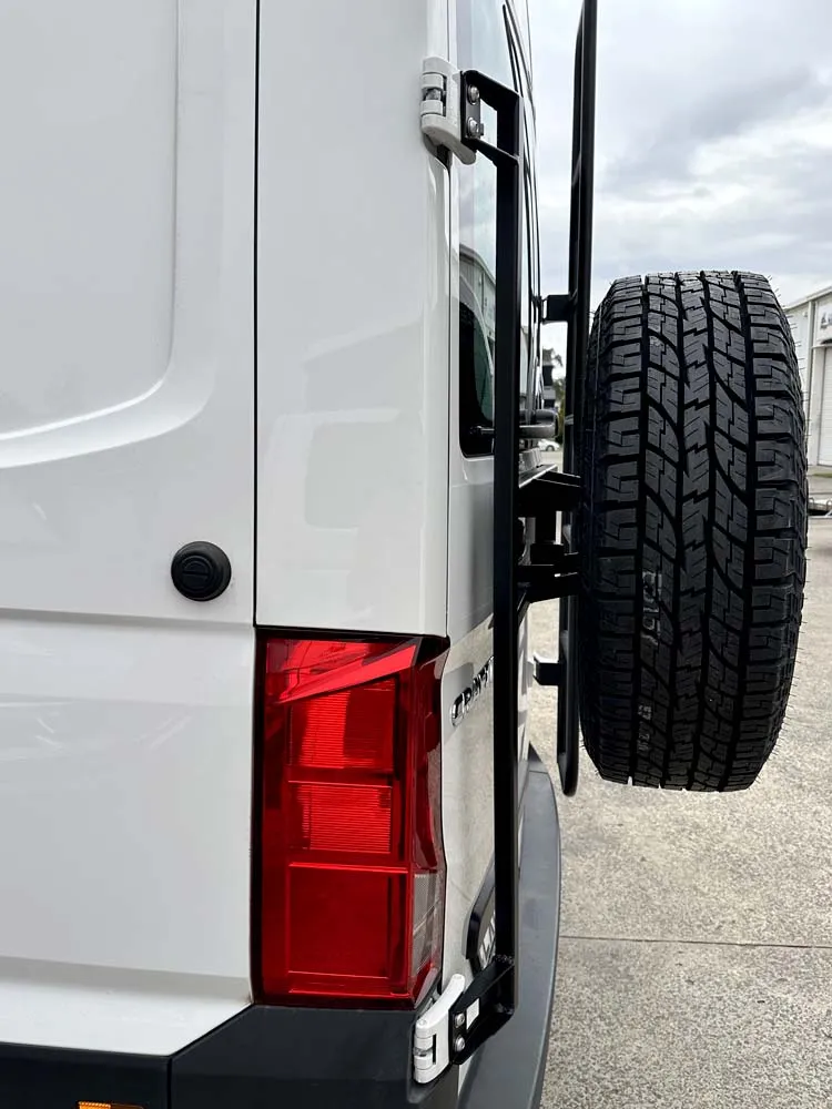 VW Crafter Rear Door Spare Wheel Carrier