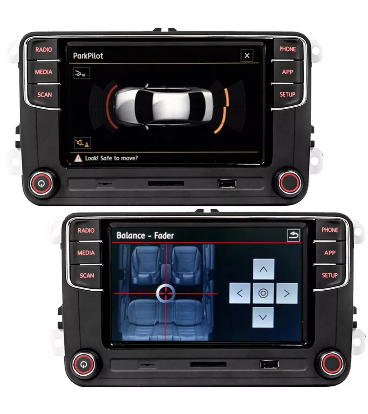 VW T6 RCD360  With Apple Car Play / Android Auto 6.5" Factory Fit Transporter 2015 - 2019