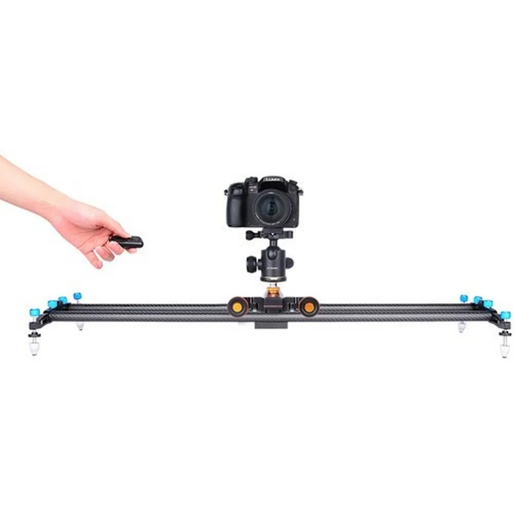 YELANGU L4X Lightsaber Wolf Motorised DSLR Dolly with Wheels and Remote (Black)