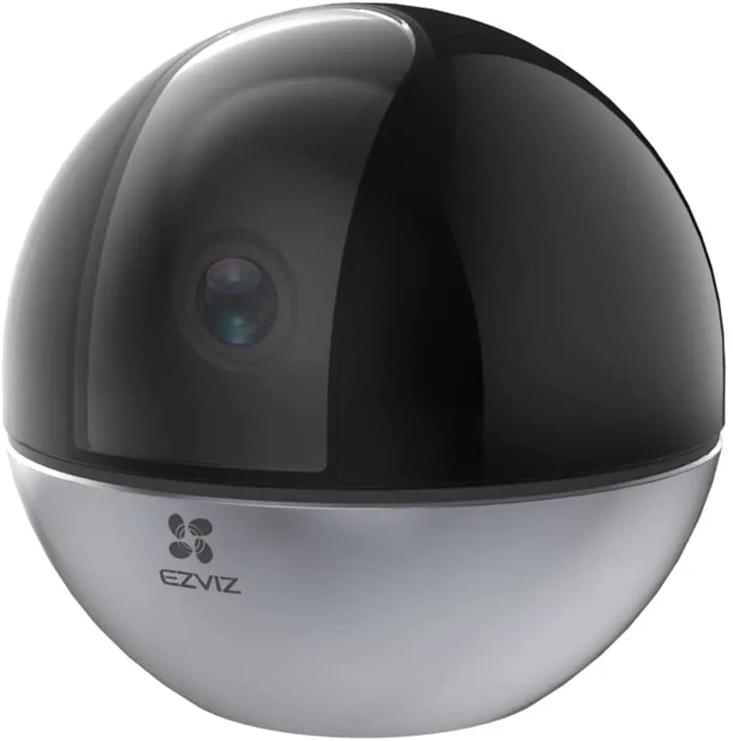 ZVIZ 4MP Indoor Camera PTZ with AI Human Detection, 2K Pan Tilt Security, Baby/Pet Monitor, Night Vision, 4x Auto-zoom, Motion Tracking | C6W